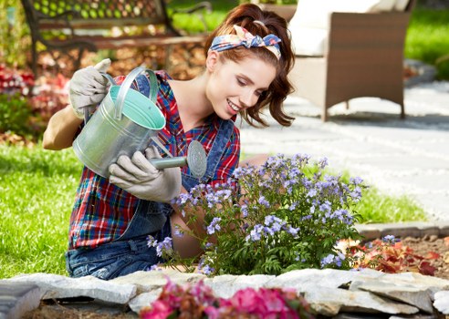 Historic garden tools and landscaping layout in Selhurst