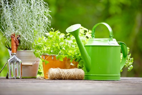 Modern and traditional gardening tools displayed in Gardeners Pratts Bottom