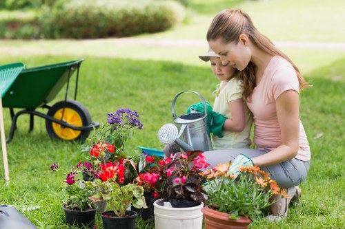 Seasonal garden planning with colorful blooms in Hampton